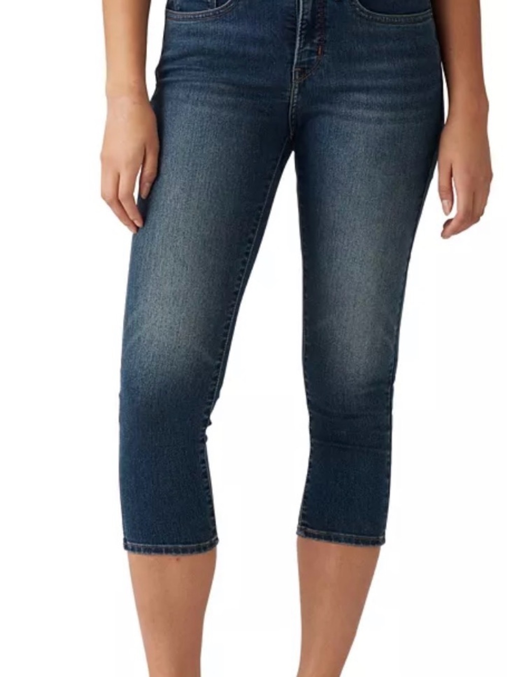 Levi’s Women’s 311 Shaping Skinny Mid-Rise Capri Jeans